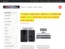 Tablet Screenshot of lightingelstore.com